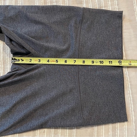 Lululemon Wunder Under High Rise Crop Luxtreme 22” Leggings in Black Grey 6 - Picture 13 of 14